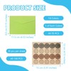 70pcs Mini Envelopes, Small Coloured Envelopes with 100 Stickers, Tiny