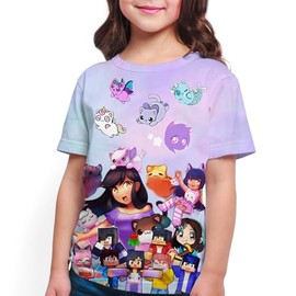 T-Shirts Unisex Stylish 3D Printed Graphic Short Sleeve for Boys Girls L 5