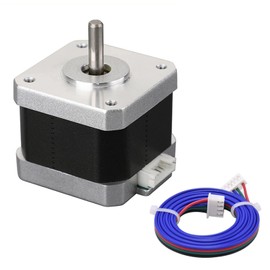 Cregrant3D Ender3 Pro Stepper Motor 42-34 with Connection Cable, 2 Phases 0.8A 1.8 Degrees 0.4 N.M 42-34 Stepper Motor for Creality Ender-3 X/Y/Z Axis and CR-10 Series Z Axis