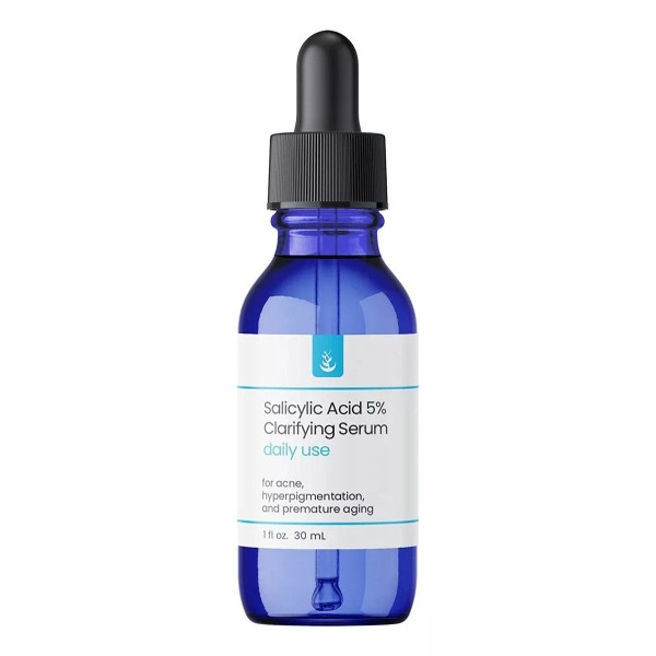 Pure Organic Ingredients Ácido Salicílico Puro Solución 5% (30 Ml),