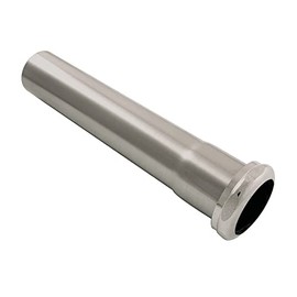 Fauceture EVP2008 Kingston Century 1-1/2" x 8" Brass Slip Joint Tailpiece Extension Tube, Brushed Nickel