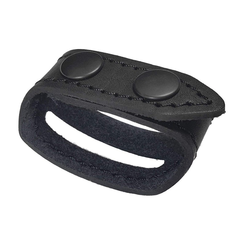 VlaMiTex 2 x Belt Holder Genuine Leather Black for 4