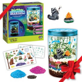Creativity for Kids Grow 'N Glow Terrarium Kit - Educational Science Kits| Holiday Stocking Stuffers for Kids Gifts for Boys and Girls| Craft and STEM Projects (Ages 6+)