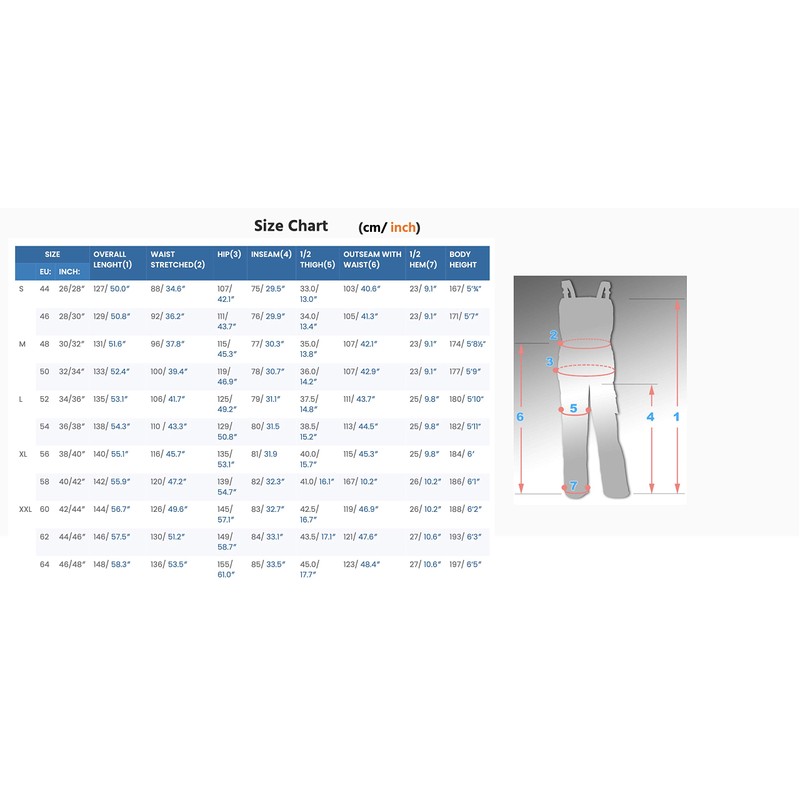 Art.Mas Men’s Work Overalls Bib and Brace With Pockets And