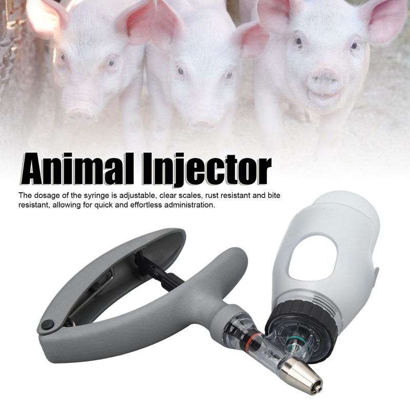Animal Injector Livestock Syringe Automatic Adjustable Continuous Syringe Veterinary Vaccine