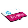 HP mxV30 64GB microSDXC Memory Card + SD Adaptor, 100MB/s