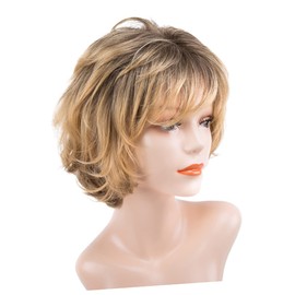 Beatifufu Curly Hair Wigs Short Hair Wigs Cosplay Wig Lace Front Wigs Women Wigs Women's Wig Short Curly Wig