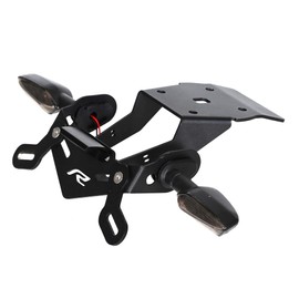 License Plate Holder Rear Fender Eliminator Tail Tidy LED Indicator Turn Signal Blinker Kit Compatible with YZF-R15 V3 YZF R15 2017 2018 2019 2020 2021 (Smoke)