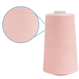 AERZETIX - C72587 - Sewing Thread Cone 120 (40/2) 4000 m - Made of Polyester - Manufacture, Haberdashery, Yarn, Cord, Sewing, Clothing, Thread - Colour Pink - Pale