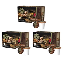 New Orleans Roast - Chocolate Beignet 12ct Single Serve Cups - 3 Pack
