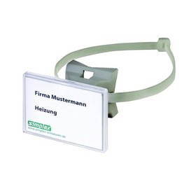 Quick Sign Holder with Quick Release Tape Plastic 51 x 70 mm (Fixing, Bracket, Sign) Weatherproof