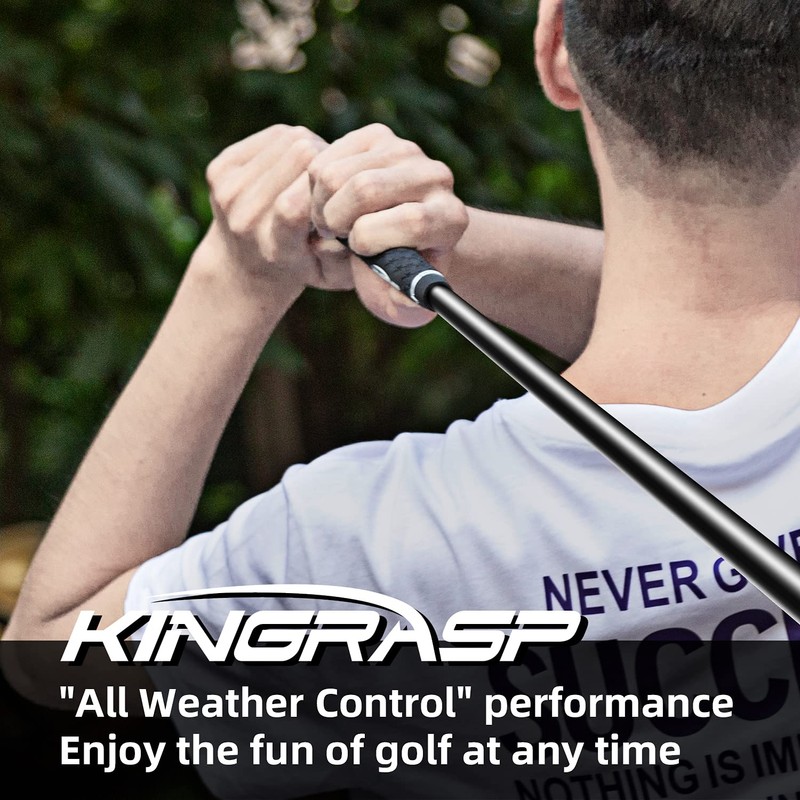 KINGRASP Golf Grips Set of 2(Free 2 Tapes) Soft Rubber