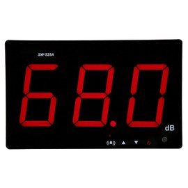 Digital Sound Level Meter, Mounted 30dB-130dB Decibel Meter Wall DC5V 1A Micro USB dB Meter Device with Alarm, Sound Level Meter for Classes, Room, Studio, Home, Factory