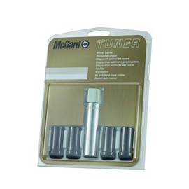 McGard 25116 Black (M14 x 1.5 Thread Size) Tuner Style Cone Seat Wheel Lock Set of 4