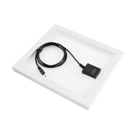 waveshare Solar Panel (6V 5W) with High Performance156 Monocrystalline Cell Toughened Glass Anodic Oxidation Aluminum Alloy for Use with Solar Power Manager