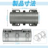 振動モーター DC12–24V 3800rpm 偏心ウェイト内蔵 小型バイブレーションモーター 外形約110×66×54mm・穴径6.1mm/取付ピッチ51.2mm｜振動ふるい/搬送/試作装置に