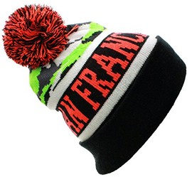 American Cities San Francisco SF California Cuff Cable Knit Pom Pom Beanie Hat Cap Gorra