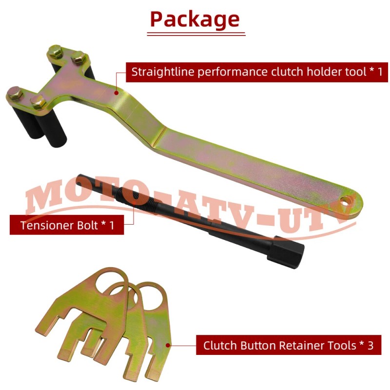 JINFANNIBI TRA Clutch Puller & Holding Tool w/ Clips Set