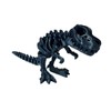 3D Printed Navy T-Rex Dinosaur Articulated Flexi Fidget Toy, Cute