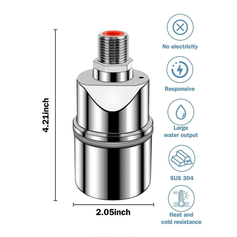 3/4 Inch Float Valve for Water Tank Pool - Automatic