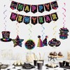 ParPix Spiral Garland New Year's Eve Decoration 2025 Party Set,