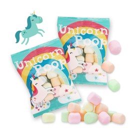 Unicorn Poop Candy - MADE IN THE USA - Unicorn Party Supplies - Unicorn Birthday Party Favors for Kids - Bulk Candy Packs for Classroom (36 Pack)