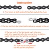 5 Pairs Bicycle Missing Link for 10 Speed Chain, Silver,