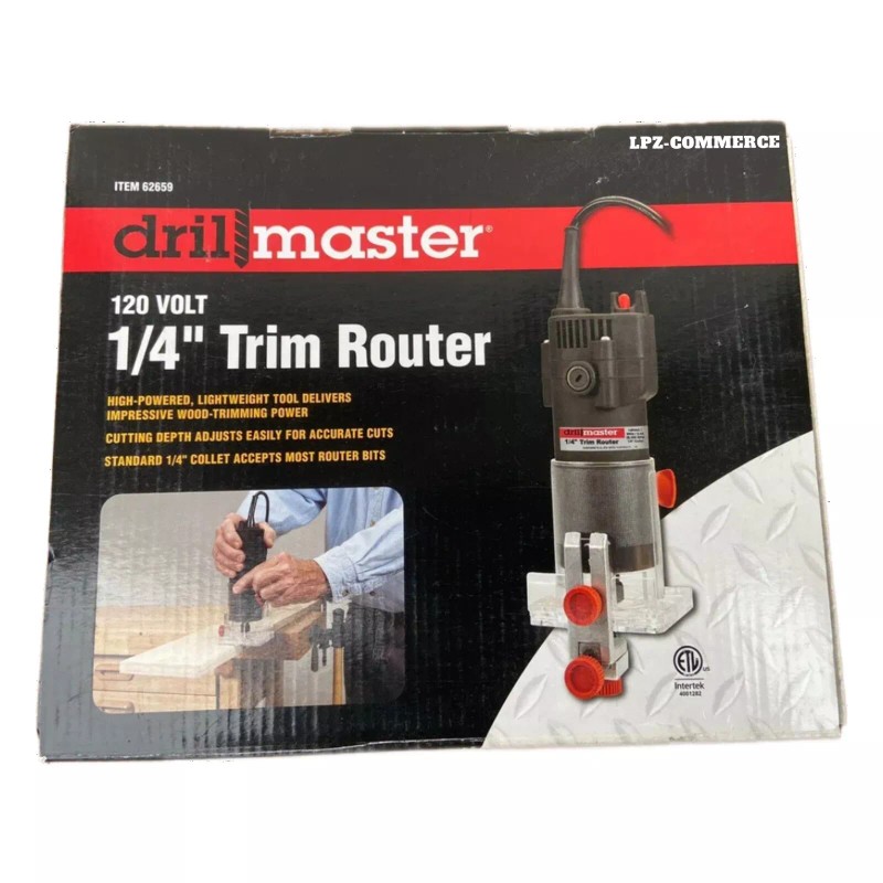 DRILL MASTER 1/2 HP (Max), 1/4 in. Trim Router quality
