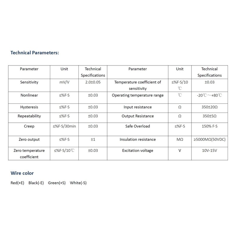 S Type Alloy Steel Tensile and Compressive Force Sensor Load