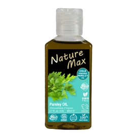 Nature Max Parsley Oil Essential Oils Natural Undiluted Pure for Hair Skin Care & Food & Cooking Cold Pressed Premium (1 Pack = 2.70 oz / 80 ml) زيت البقدونس