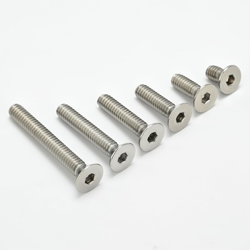 50 Pcs 1/4-20 x 1 Flat Head Socket Cap Screws