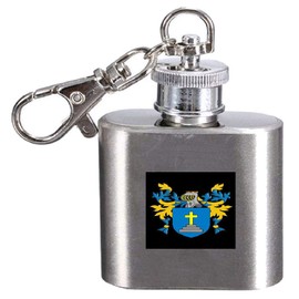 Poger Family Crest 1oz Hip Flask