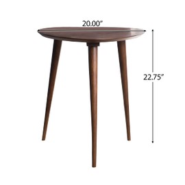 Christopher Knight Home Naja Wood End Table, Walnut