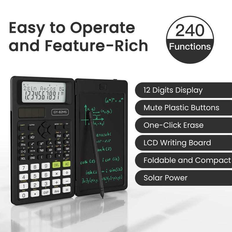 NEWYES Scientific Calculator for Students, 82 MS Foldable Science Calculator