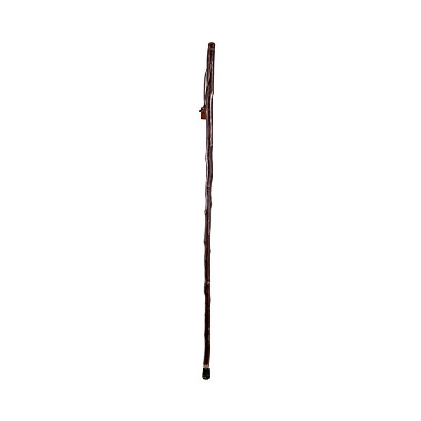 Brazos 48" Free Form Sweet Gum Photographer's Walking Stick Hiking Trekking Pole with Camera Mount, Made in the USA