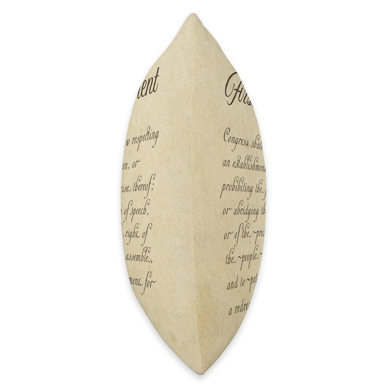 First Amendment United States Constitution Throw Pillow