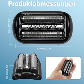 Moorstdel 53B Shaving Head Compatible with Series 5 and 6, Replacement Blades Foil Head Accessories, Electric S5 S6 Replacement Head for 5018s 5035s 5049cs 5050cs 6020s 6040cs 6075cc 6072cc