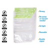 The Chestnut 8 Space Saver Bags, No Vacuum Needed, Roll-Up