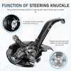 Front Right Steering Knuckle & Wheel Bearing Hub Assembly Fit