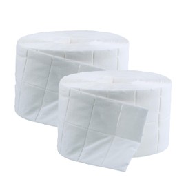 Wellsamed Wellsazell Cellulose Pads, Rolls of 500 Cellulose Swabs, 5 x 4 cm, High Bleached (Pack of 1000, 12 Ply)