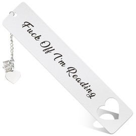 Lasimfa Funny Bookmark Gift for Women Men Daughter Son Writers, Graduation Gifts for Book Lovers, Cute Metal Book Markers for Friends, Birthday Gift for Best Friends Coworker Bookworms