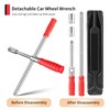 BCJCLTS Lug Wrench, Tire Wrench With 1/2-Inch Drive and 2PCS