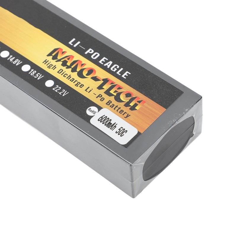 7.4V 50C 6000mAh Lipo Battery High Capacity Lightweight Powerful 2S