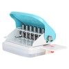 Adjustable Hole Punch Green Manual Office Home Universal A4 Paper