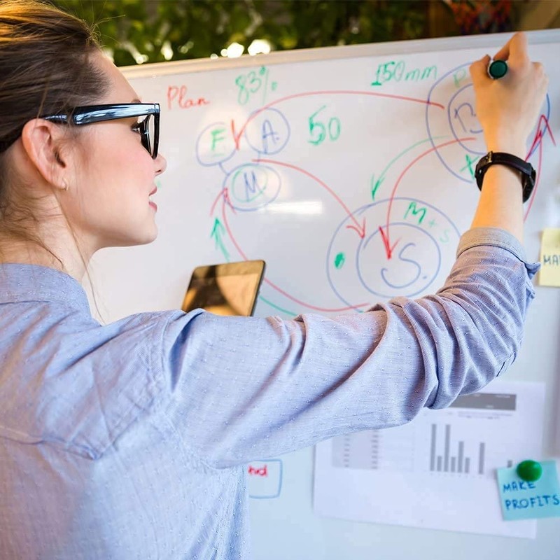 XBoard Magnetic Dry Erase Whiteboard 48 x 36 Inch, 4'