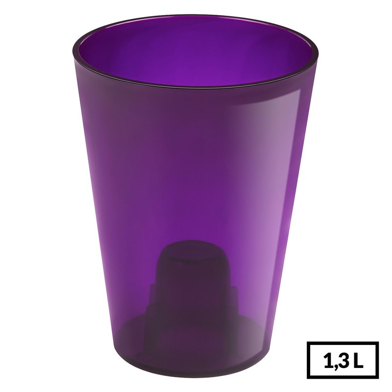 Prosper Plast DUS130P-CPRB 13 x 17 cm "Coubi" Flowerpot -