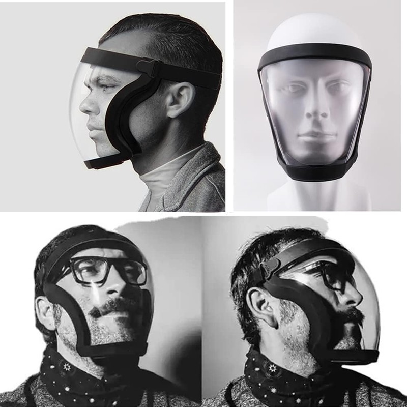BFhongly Plastic Face Shield Vsier Full Face Protection Equipment (2)