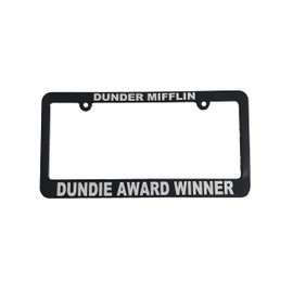 Dundie Award Winner The Office Dunder Mifflin Car License Plate Frame Holder Gift