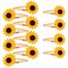 Mtxorvix 12 Pcs Girls Hair Clips Barrettes, Sunflower Hair Clip
