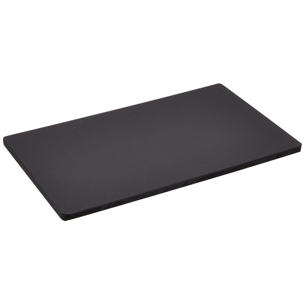 Endo Shoji AMNE801 Kitchen Cutting Board, Commercial Use, Black, Polyethylene, Made in Japan